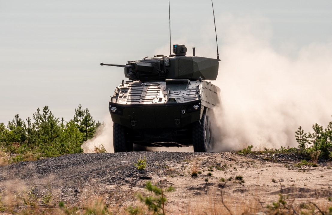 Patria AMV XP Finish 8x8 Armored Wheeled Vehicle (D)